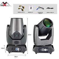 Sharpy faisceau 12R 295W tête mobile lumière LED projecteur RGBW pour DJ Club scène 350W puissance équipement d'éclairage Mobile