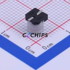 ตัวเก็บประจุแบบอิเล็กโทรไลต์อะลูมิเนียม SMD รุ่น VE-330M1CTR-0505, ขนาด D5xL5.3 มม., 33uF, 20%, 16V, ขา 5 มม. - Product Image 2