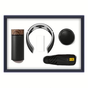 Promotion Customizable Logo Modern PU Leather Notebook Metal Pen <b>USB</b> <b>Drive</b> Portable Power Bank Thermos Keychain Office Gift Set - Product Image 4