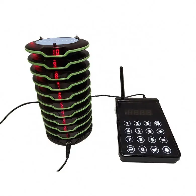 Waterproof Top-Rated Vibration Most Popular Pager Wireless Order Restaurant Paging System