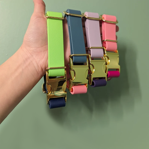 Fabricante al por mayor Color Choque Collar ajustable para mascotas con impermeable y práctico Collar de perro de PVC Correa para mascotas - Product Image 2