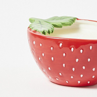 Bougie parfumée en céramique personnalisée en petite quantité, forme de fruit, citron, fraise, été, bord de mer, usine
