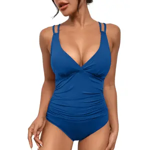 Wholesale customization of 2024 women's fashionable summer women's swimwear by manufacturers, one beach swimsuit