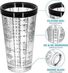 Juego de Coctelera Boston de Acero Inoxidable y Vidrio de 450 ml + 800 ml, Kit de Barman para Cocteles con Peso, Venta al por Mayor - Product Image 4