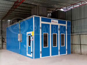 Cabine de pulvérisation Fabricant CE Approuvé QX500A Salle de <span class=keywords><strong>peinture</strong></span> automatique standard dans le <span class=keywords><strong>magasin</strong></span> de réparation d'entretien de pulvérisation - Product Image 3