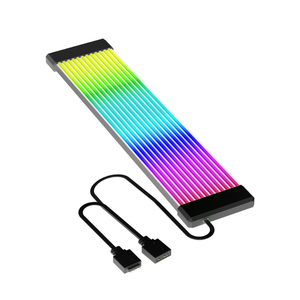 Kit de Cables de Extensión ARGB Luminosos para Decoración de Caja de Ordenador de Escritorio, ATX 24 Pines, GPU Dual 8 Pines, Tira de Luz de Neón 8PIN*3 - Product Image 4