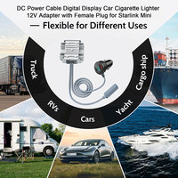 Adaptateur allume-cigare Starlink Mini 12V/24V vers 30V 3A, convertisseur élévateur de tension avec prise femelle pour voitures/camions/camping-cars
