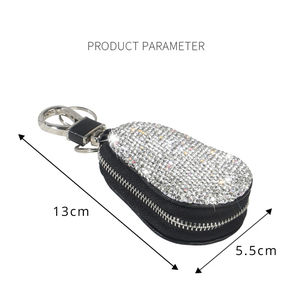 <span class=keywords><strong>Porte</strong></span>-clés de voiture universel en diamant mallette de rangement <span class=keywords><strong>porte</strong></span>-clés en cristal de luxe sac à main portefeuille pour <span class=keywords><strong>BMW</strong></span> Lada Benz <span class=keywords><strong>porte</strong></span>-clés - Product Image 2
