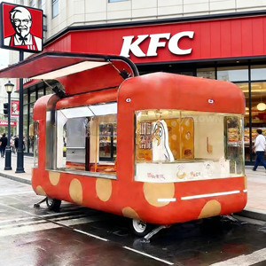 Custom Food <b>Trailer</b> Truck Mobile Kitchen Food Truck For Ice Cream Fast Food Catering Service - Product Image 1