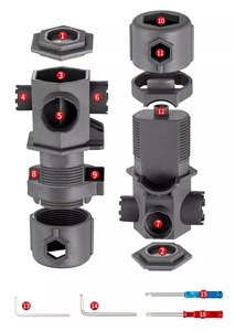 Clé de serrage tout-en-un pour aérateur de robinet, outil de démontage de buse et de réparation de plomberie, personnalisable OEM - Product Image 6