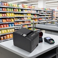 Impresora Térmica de Recibos de 80 mm con Cortador, Alta Velocidad de Impresión, Múltiples Interfaces Opcionales para Comercios, Restaurantes y Fábricas