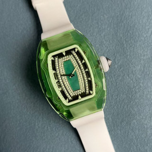 Reloj de Pulsera para Hombre, Diseño Clásico de Alta Calidad, Caja Transparente, Cristal Verde, Tourbillon, Deportivo Casual, Mecánico Automático - Product Image 2