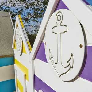 Jardin d'enfants extérieur bord de mer Village bac à sable terrasse bac à sable maison combinaison maison à thème extérieure bac à sable thème maison de jeu - Product Image 4