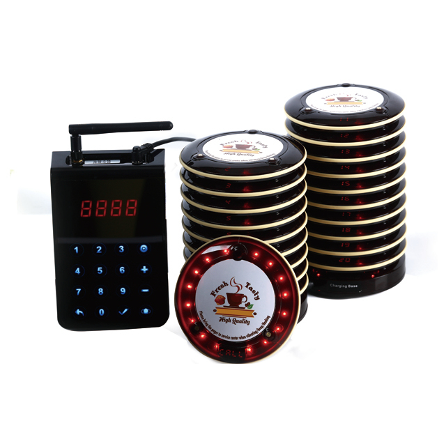 Wireless Paging System for Fast Food Restaurant Cafe Queue Catering Pager Device