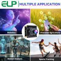 ELP 12MP 4000*3000 USB3.0 Modul Kamera 1/2.3 Sensor IMX577 Kecepatan Tinggi 230fps 1080P Webcam Dengan Kabel USB 3.0 Tipe-C 1.2m