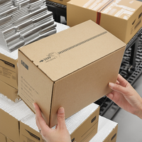 Caja de Regalo para Envío de Calcetines, de Cartón Corrugado con Materiales Reciclados, con Tira de Apertura, Impresa y Autosellable