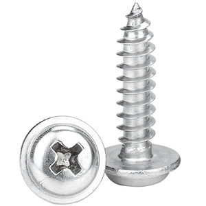 Galvanized Phillips Head Self Tapping Screws M1.7 M2 M3 M4 M5 Round Head Metal Fasteners Construction Industry - Product Image 1