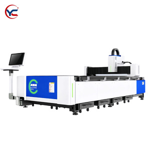 Machine de découpe laser à fibre monoplace série <span class=keywords><strong>ULF</strong></span> <span class=keywords><strong>ULF</strong></span> 3015 avec structure monoplace stable, découpe de tôles haute efficacité - Product Image 1