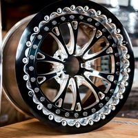 Jantes Beadlock personnalisées 1 pièce, 17, 18, 19, 20 pouces, jantes forgées Beadlock, 5x112, 5x114.3, jantes de course de dragster pour R8 GTR EVO2