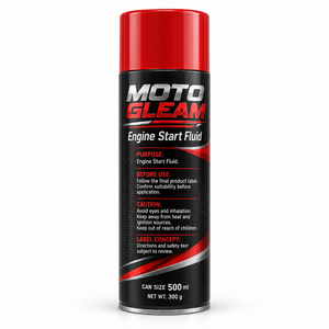 น้ำยาสตาร์ทเครื่องยนต์ MOTO GLEAM 500 มล. สเปรย์จุดระเบิดเร็ว สำหรับเครื่องยนต์รถเอทีวี รถสโนว์โมบิล และรถจักรยานยนต์ - Product Image 3