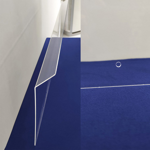 Escudo protector de escritorio acrílico montado en <span class=keywords><strong>Tornillo</strong></span> Protector vertical grande para estornudos Hoja de plástico Protector para estornudos Paneles protectores para cajero - Product Image 6