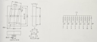 Afficheur LED professionnel à 7 segments, 1 chiffre, 1,8 pouce, lumière rouge ultra-lumineuse, module numérique unique pour grandes horloges numériques