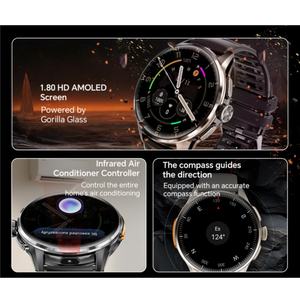 Smartwatch 4G H100 2026 Unisex con Assistente AI, Slot SIM, Memoria 32GB, Fotocamera, Video, Schermo AMOLED e Chiamate BT - Product Image 2