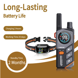2026 Hot Seller Plastic Pet Training Products Waterproof Beep Vibration and Shock Rechargeable LED <b>Dog</b> <b>Collar</b> - Product Image 2
