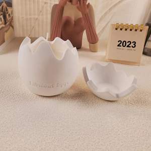 クリエイティブ石膏バースデーエッグシェル香りキャンドルギフトボックスギフト高度感覚エッセンシャルオイル香りカスタマイズ可能 - Product Image 5