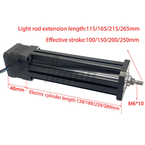 42HF4813T8C8-100 ชุดมอเตอร์สเต็ปเปอร์ไฮบริด 17 เนมา พร้อมกระบอกสูบไฟฟ้า แรงบิด 80N สำหรับทุกสถานที่ที่ต้องการการเคลื่อนที่เชิงเส้นที่แม่นยำ - Product Image 4