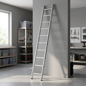 Escalera Recta Moderna KTP-120 de 12 Peldaños, Plegable, de Aluminio, Antioxidante, Portátil, de Alta Resistencia, con Capacidad de 150 kg, Peldaños de Goma, para Taller - Product Image 4