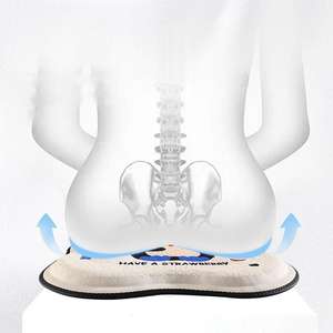 Cojín de gel transpirable de verano <span class=keywords><strong>con</strong></span> diseño de dibujos animados para asiento de coche, cojín de seda helada para silla de oficina, almohadilla de gel transpirable universal para coche - Product Image 4