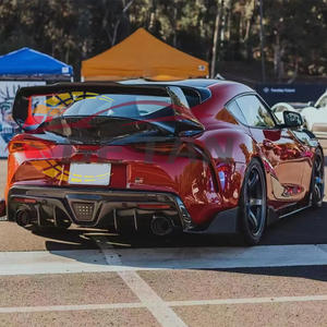 Новый задний диффузор из углеродного волокна в стиле S для <span class=keywords><strong>Toyota</strong></span> Для <span class=keywords><strong>Supra</strong></span> A90 A91 MKV Передний Задний бампер обновление автозапчастей Оплата <span class=keywords><strong>TT</strong></span> - Product Image 4