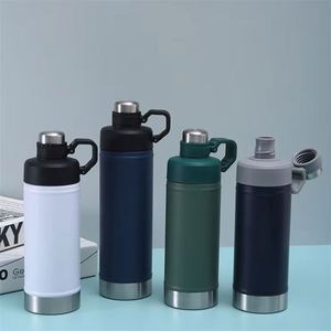 Thermos isotherme en acier inoxydable anti-fuite 500ml 750ml avec joint en caoutchouc et poignée pour extérieur et voiture - Product Image 2