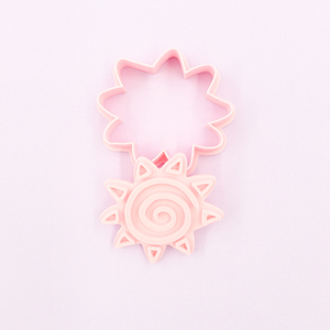 Molde de plástico para galletas serie <span class=keywords><strong>Maya</strong></span> Sun <span class=keywords><strong>3D</strong></span> dibujos animados DIY rueda de arcilla animación impresa cortadores de galletas de boda - Product Image 5