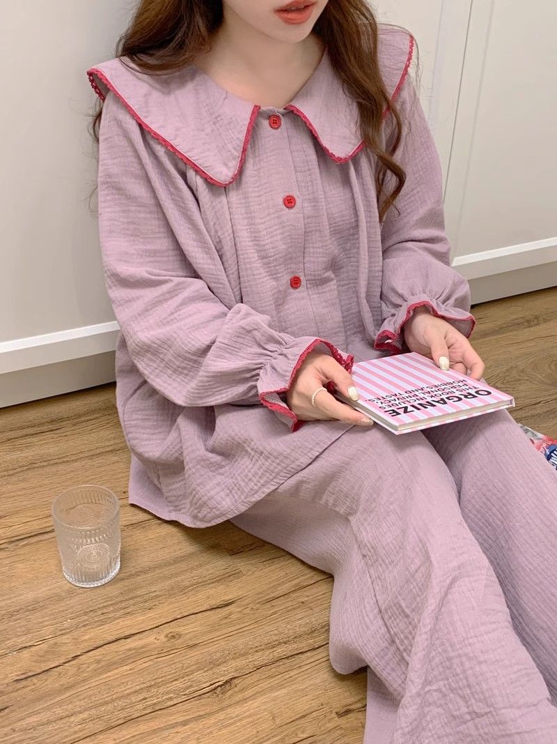 Set pigiama da ragazza con pantaloni e maniche lunghe | SHEIN ITALIA
