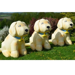Magnifique <span class=keywords><strong>chien</strong></span> gonflable Golden Retriever grandeur nature, mascotte gonflable personnalisée pour exposition en extérieur et activité commerciale - Product Image 1