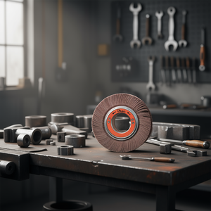 Disco Abrasivo de Tela Corundum Ttake de 165x30x54 mm con Orificio para Pulir Metal - Product Image 3