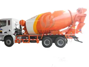 HINO HOWO shacman beiben 6m3 8m3 9m3 10m3 12m3 16m3 xi măng trộn bê tông xe tải xe tải trộn bê tông gắn trên xe tải