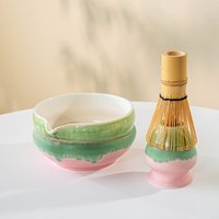 Bol à matcha en céramique Dingyue Japandi, bol à matcha en verre, boîte cadeau