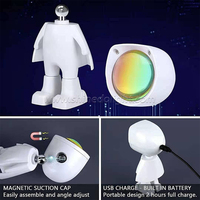 Projecteurs LED Veilleuse Sunset Lamp RGB LED Ring Light Color Lamp USB Rainbow Lamp Desk Decoration Home Atmosphere Lighting