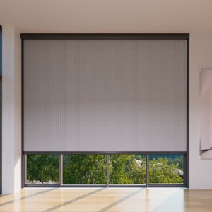 電動手動操作ヘビーデューティー超ワイドジッパースクリーンレール屋外テラス防風生地日常業務用金属 - Product Image 2