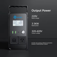 Chargeur mobile EV EVMATE 3,5 kW NACS Tesla V2L, prise de courant pour véhicule, décharge de véhicule vers chargeur, pour les situations d'urgence, modèles 3/Y/S/X