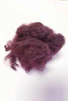 Fibre de polyester silicisée HS8017 Mocha 6D*64MM pour tricots haut de gamme et textiles de maison
