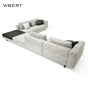 Wbert โซฟานางสนมแบบเรียบง่ายสไตล์อิตาลีผ้านอร์ดิกทันสมัยแถวตรงถอดออกได้ห้องนั่งเล่นซักได้ - Product Image 5