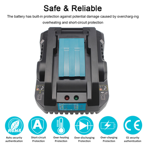 Rapid Charger for <strong>Makita</strong> 14.4V 18V <strong>Battery</strong> BL1815 BL1820 BL1830 BL1835 BL1840 BL1850 BL1860 BL1890 BL1415 BL1430 BL1450 BL1460 - Product Image 4