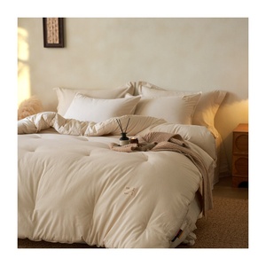 Piumino Invernale Premium in Cotone e Lino Antibatterico e Anti-Acaro Certificato Tedesco, Standard Classe A, Trapunta Calda per Letto Matrimoniale - Product Image 2