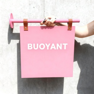 Advertising Sign Board Blade Sign With Custom Logo and Graphics High-Quality Double Sided Square <b>Wall</b> Mounted <b>Signs</b> for Stores - Product Image 2