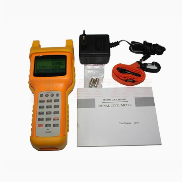 Hondao HT8551 CATV Cable TV RF Digital QAM Signal Level Meter DB Tester High-quality 46-870MHz