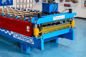 Baumaterial Doppels chicht Wand paneel Dachziegel Rollen form maschine Fliesen herstellungs maschine für Dach mit - Product Image 2